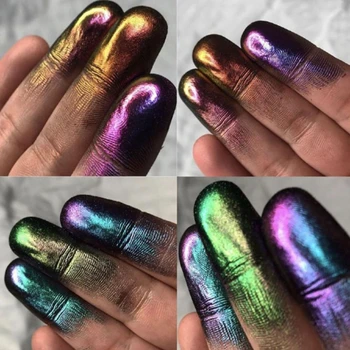 Magic Mirror Vaik Pigment Glitter Hele Pulber Värvaine DIY Epoksü Hallituse Täitmise B36D