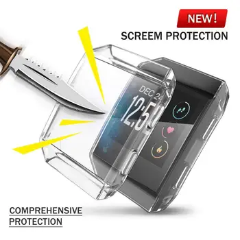 Kooskõlas Fitbit Ionic Ekraani Kaitsekile Juhul, TPÜ Kõik-Ümber karpi Ultra-Õhuke Kate Fitbit Ionic Smart Vaadata
