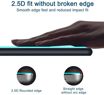 2tk Tablett Karastatud Klaasist Ekraan Kaitsja Kate Samsung Galaxy Tab 8.0 T290/T295 Anti-Scratch kaitsekile