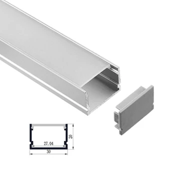 U tüüp Slim LED alumiiniumist profiil led riba valgust, garderoob kerge counter kerge müügi edendamiseks alumiiniumist led-riba korpus
