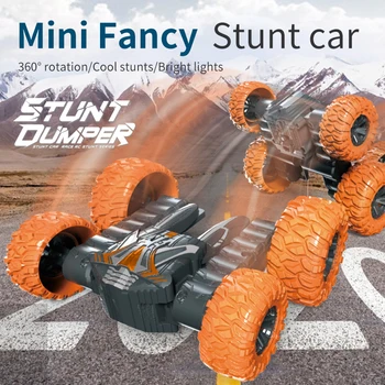 2.4 G puldiga Mini Väljamõeldud Jooksva Auto, High-Speed Trikke Klapp 360° Alalise Rotatsiooni Simon Kallurite RC Drift-Lollakas Mänguasjad Poistele