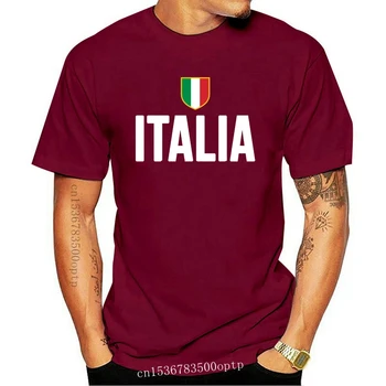 Meeste t-särk Italia Kilp Logo T-särk Itaalia Plaaster itaalia Lipu Embleem-RT Naiste tshirts