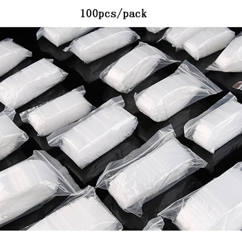 Läbipaistvast Plastikust Mini Armas Ziplock Ehted Kotid Väikeste Rohkem Paksem Crystal Pakendamise Kotid on Korduvkasutatavad Pulber Tõmblukk Koti Lukk 100tk
