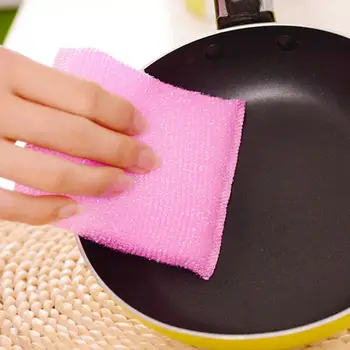 Köök nonstick õli pesemine pad õli lapiga pesemist lapiga pesta lapiga rätik harja kaussi riie sponge 4 tk