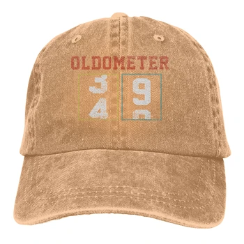 40 Aastat Oldometer Sünnipäeva Baseball Cap Mehed 40 Aastat Vana, kes on Sündinud 1981. aastal Mütsid värvi Naiste Suvel Snapback Mütsid