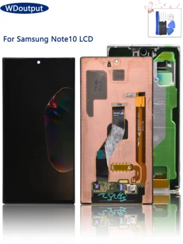 Algne AMOLED Samsung Galaxy Märkus 10 N970F N970 N9700 LCD Ekraan Puutetundlik Ekraan Märkus 10 Pluss Note10+ N975 N9750