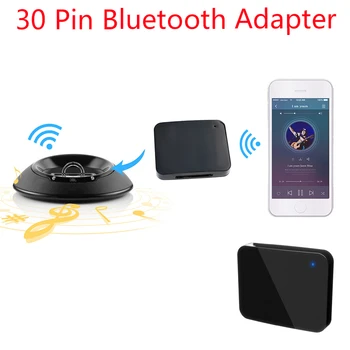 Mini 30Pin 5.0 Bluetooth A2DP Muusika Vastuvõtja Juhtmevaba Stereoheli 30 Pin Adapter, Bose Sounddock II 2 IX 10 Kaasaskantav Kõlar