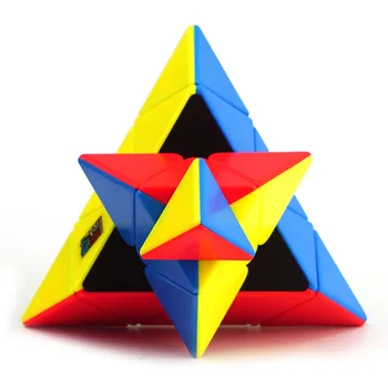 MOYU Meilong Püramiid Magic Cube 3x3 Cubo Magico WCA Konkurentsi Õppe&Haridus-3x3x3 Püramiid Puzzle Lastele Mõeldud Mänguasjad