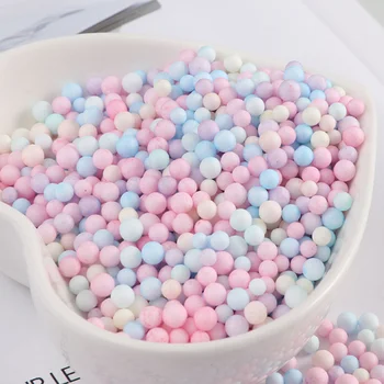DIY Värk Mini Candy Värvi Rainbow Vaht Palli Helmed Lima Macarons Kerge Võlts Sprinkles Nukumaja Bubblegum Decoden Vaik Käsitöö