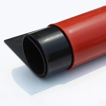 1mm/2mm Punane/Must Silikoon Kummist Leht 250X250mm Must Silikoonist Lehel, Kummist Matt, Silikoon Kile Soojus-Vastupanu