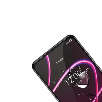 T-Mobile Revvl 4 4Plus 5G Must Serv Karastatud Klaasist Ekraan Kaitsja Jaoks Revvl 4 Plus Täielikult Katta 9H Kaitsva Hõlma Film