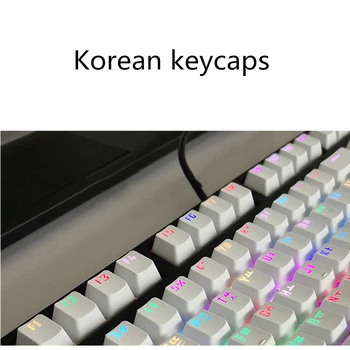 Taustavalgustusega Keycaps Universaalne 104 Klahvi Värvikas-korea, venemaa Keycap jaoks Cherry MX Machinical Klaviatuur Mugav Klahvi Caps Komplekt