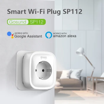 Gosund Tuya/Smartlife Smart Wifi Pistik, Kus on 2 USB-Porti 16A Smart Home Wifi Traadita Pistikupesa Pistikupesa Koos Alexa Google Kodu