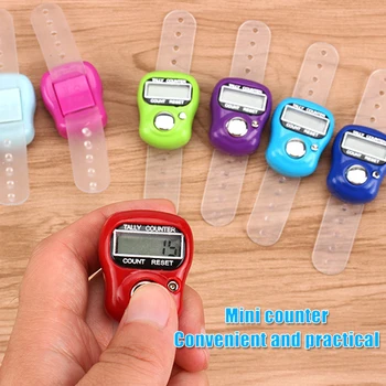 1TK Mini Silmus Sm-i Ja Real Sõrme Counter LCD Digitaalne Ühtivad Counter Õmblemine Kudumise Jutustama Vahend Käte Tarvikud