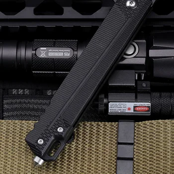 5CR13MOV Taktikaline nuga Väljas Ellujäämise Jahindus Kokkuklapitavad Nuga enesekaitseks Relvi Kiiresti Avada Fikseeritud Teraga Noad EDC Tööriist