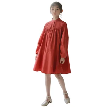2021 Uus Aasta Sügisel Teismeline, Laste Riided Kevadel Tüdrukud Kleit Printsess Partei Lapsed Kleidid Elegantne Väikelapse Puuvill Girl Riietus