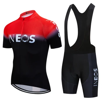 Equipo de ciclismo INEOS meeste jalgrattasõidu kanda, kiiresti kuivav hingav meeste jalgrattasõidu kanda camisa ciclismo masculina