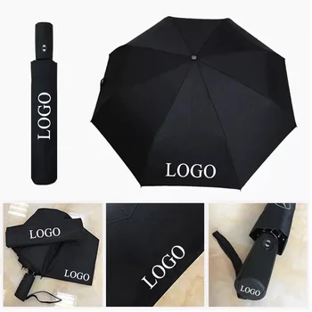 2021 uus automaatne kolm korda vihmavari erinevate auto logo ja logo kohandatud vihma kokkuklapitavad kingitus reklaam vihmavarjud