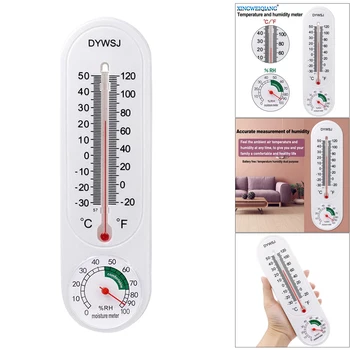 Plastikust Termomeeter & Hygrometer Mõõta Sise-Toas Niiskuse Temperatuuri Näidik Istutamiseks Tuba