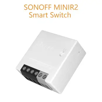 1-10 Tk SONOFF MINIR2 Wifi Mini R2 Lülitage Taimer Traadita Lülitid Smart Automaatika kooskõlas eWelink Alexa Google Kodu
