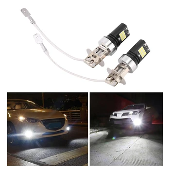 2TK Super Ere 15W Auto LED udutule Lamp päevasõidutuli Pirnid H3 7000K Valge Valgus, 15W LED Car Light Bulb Komplekt