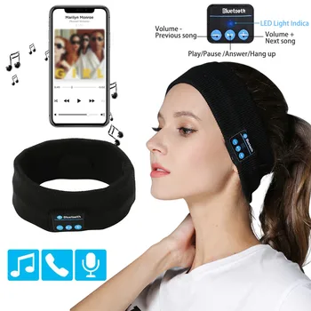 Traadita Bluetooth-Sport Peapael Kõrvaklapid Joosta Jõusaal Uni Muusika Peakomplekt Mic Jäta Vahele Muusikat Vastamis - /Riputama Kõne