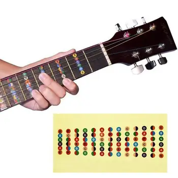 Märkused Kaardi Kleebis Etiketid Võti Vihastama Kleebised 6 String Akustiline Elektrilised Guitarra Kitarri Tarvikud Guitar Scale Kleebis