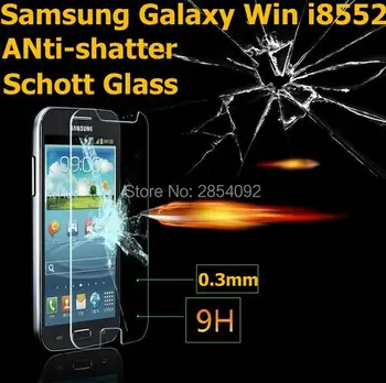 2tk kettakaitse Esipaneel Karastatud Klaasist kaitseklaas Samsung Galaxy Win duos i8552 Gt-i8552 i869 Ekraani Kaitsekile Katab
