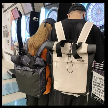 BB1412 2021 Uus õpilane Jaapani kõik-sobib seljakott unisex Lihtne vabaaja suure mahutavusega seljakott