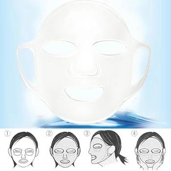 1tk Korduvkasutatav Silikoon Nägu Skin Care Mask Leht Mask Vältida Aurustumist Aur Taaskasutamise Veekindel Mask Ilu Vahend