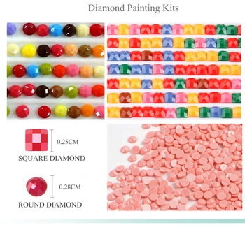 Daimond Tikandid 5D Täis Ruudu/Ringi puurida Cartoon ükssarvik Kandma Teemant Rhinestone Crystal ristpistes Mosaiik Lapse kingitus