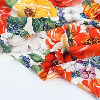 145 cm, laius trükitud puuvillane riie särk kleit polüester kangast meetri käsitöö DIY riie hulgi puuvillase lapiga