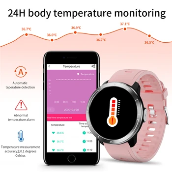 Smart Watch 2021 EKG AI Aruanne PPG+EKG-Südame Löögisageduse Monitor IP67 Ilm temperatuuri jälgida Fitness Tracker Smartwatch mehed naised