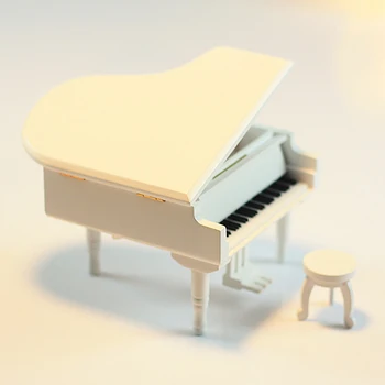Klassikalise Klaveri Mudel Muusika Box Loominguline Tahke Puidust Music Box Kodu Kaunistamiseks Sünnipäeva, Pulma sõbrapäeva Kingitus Tüdruk
