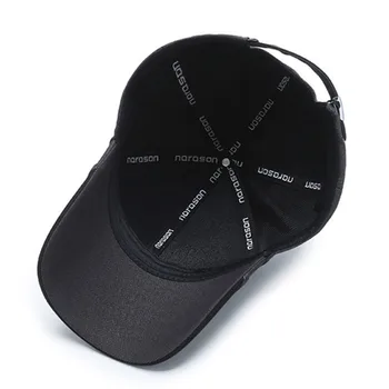 XdanqinX Must Müts Meeste Puuvillased Baseball Caps Mood Kõik-mängu Casual Spordi ühise Põllumajanduspoliitika Snapback ühise Põllumajanduspoliitika Reguleeritav Suurus, Mees Luu Isa Müts