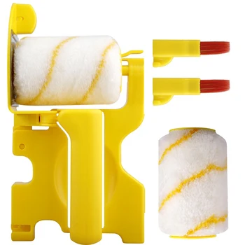 Clean-Cut Värvi Edger Rull, Pintsel Multifunktsionaalne Seina, Lae, Ukse Ravi Seina Maali Rull-Brush Set