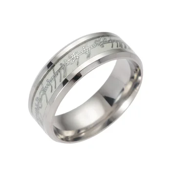 Uued Ehted Unisex Magic Ring Läikiv Helendav Päevavalgus Ringi Sünnipäeva Kaasamine abielusõrmus roostevabast terasest rõngas