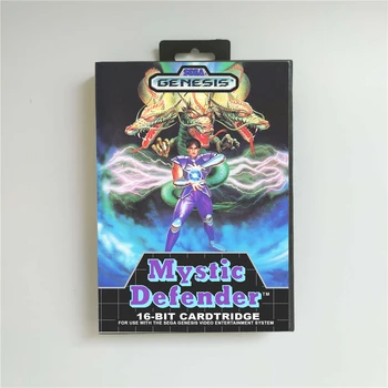 Mystic Defender - USA Kaas Koos Retail Box 16 Bit MD Mäng Kaardi jaoks Sega Megadrive Genesis Video Mängu Konsool