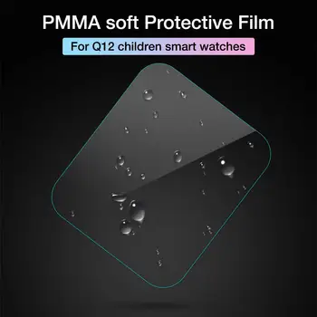 3 Pack Karastatud Klaas Täielikult Katta Screen Protector Film Q12 Smart Vaadata 3D Kaitsev Klaas Q12 Smart Watch Klaas Film