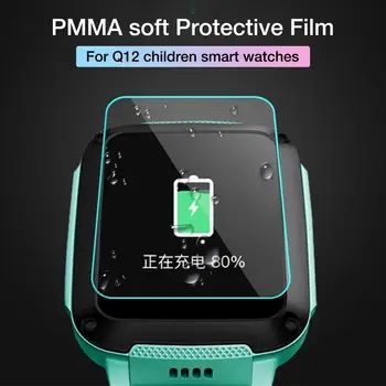 3 Pack Karastatud Klaas Täielikult Katta Screen Protector Film Q12 Smart Vaadata 3D Kaitsev Klaas Q12 Smart Watch Klaas Film
