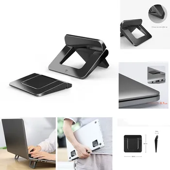 2pcs/set Laptop Stand For Macbook Pro Universal Lauaarvuti Sülearvuti Omanik Mini Portable-Jahutus Pad Notebook Stand For Macbook Air