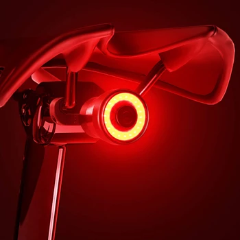 Bike Saba Kerge, Jalgratta Tagumine Pidur Kerge Pidurdus-Sensing Taillight USB Laetav Ultra Bright LED Hoiatus Jalgratta Taskulamp
