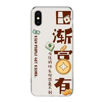 Hiina Esteetiline tekst täht Kate Telefon Case For Iphone 11 12 Mini Pro 7 6 X 8 6S Pluss XS MAX + XR 5S SE 10 9 Art TPÜ Coque Ca