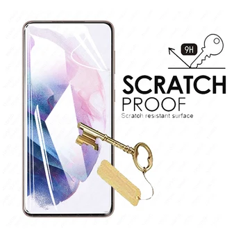 Kaitsev Hüdrogeeli Samsung Galaxy S21 pluss 5G Screen Protector Film Karastatud Klaas Samsung S21plus s21+ Objektiiv