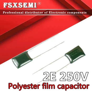 20pcs Polüester-film capacitor 250V 1NF 2.2 NF 4.7 NF 10NF 33NF 68NF 100NF 2E102J 2E152J 2E222J 2E332J 2E472J 2E103J 2E223J 2E104J