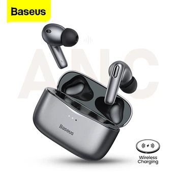 Baseus S2 TWS ANC Tõsi, Traadita Kõrvaklapid Aktiivne Müra Tühistamise 5.0 Bluetooth Kõrvaklappide Juhtmega täiesti uued Hi-Fi-Audio-Touch Headset