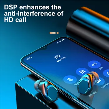 2021 Uus M12 TWS Bluetooth Kõrvaklapid Stereo Traadita 5.0 Bluetooth Kõrvaklapid Touch Control Müra Tühistamises Gaming Headset