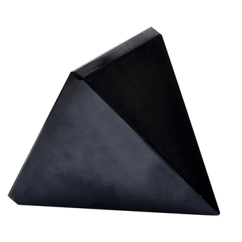 Puhas Obsidian Püramiid Loomulik Triangled Crystal Kivi Obsidian Püramiid Kaunistused Elutuba Teenetemärgi Puhkus Kingitus