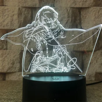 Anime Rünnata Hiiglane Cosplay Loovust Akrüül Led Night Light Kvaliteetseid Töölaua Ruumi Teenetemärgi Kimetsu 3d Lamp Kingitus