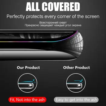 Eest OPPO Reno3 / 4 Pro 5G Leida X2 Neo 3D Kaardus Selge Pehme Full Cover Kiled Kiiresti Avada Ekraani Kaitsekile (Ei ole Karastatud Klaas)